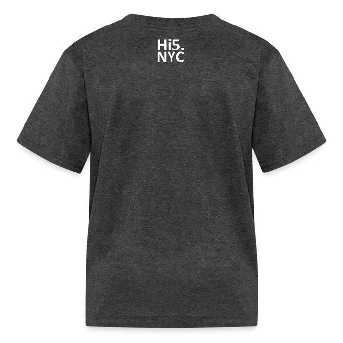 Kids' T-Shirt - heather black