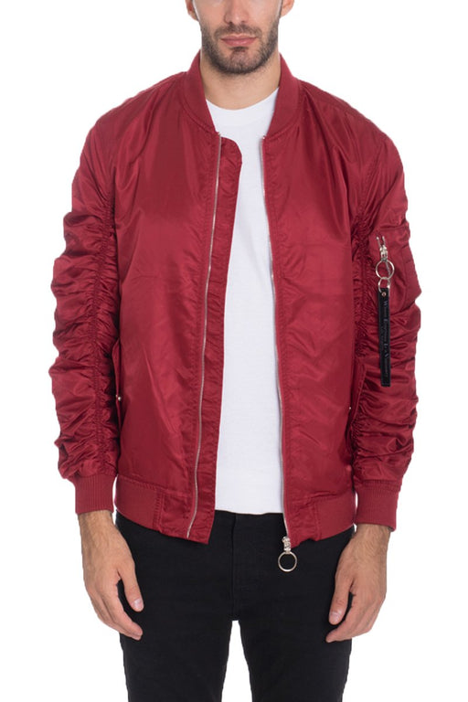 Fire Up Your Style with the Red Bomber Jacket