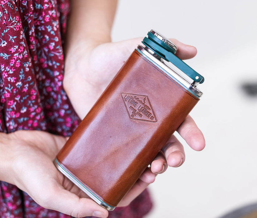 Leather Flask
