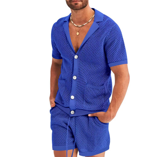 Stay Cool in the Icy Men’s Two-Piece Beach Set – Exclusive at Hi5.nyc!