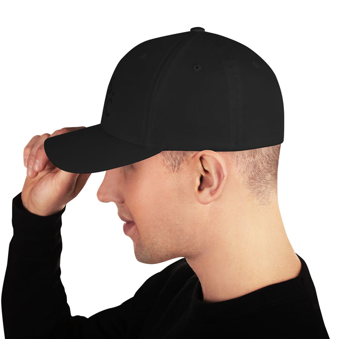 Hi5.NYC - fitted all blk hat