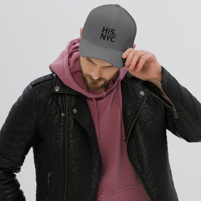 Hi5.NYC - fitted all blk hat