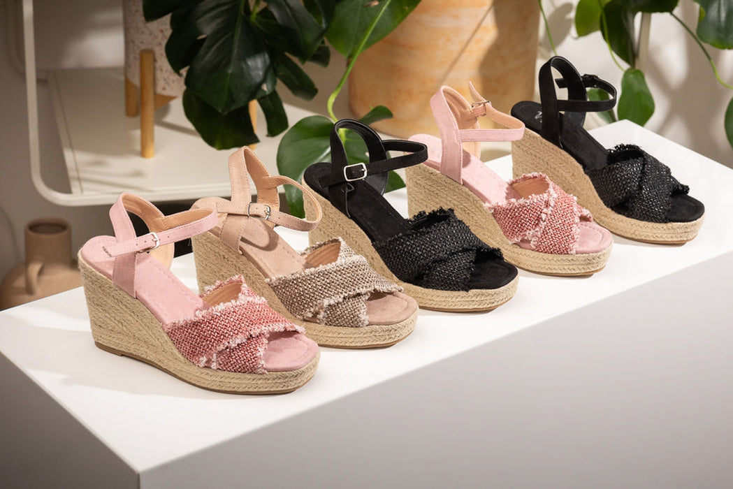 Bella Beautiful Black Wedge