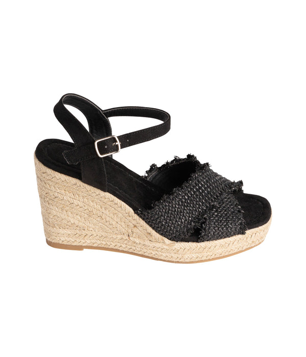 Bella Beautiful Black Wedge