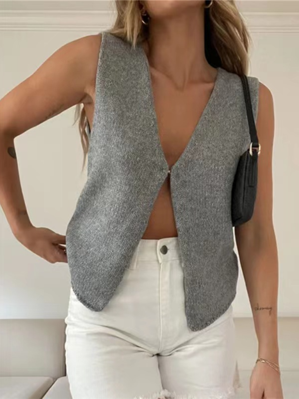 NEW stylish boho rope woolen vest