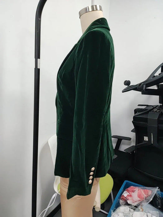 Luxe Velvet Blazer – Sleek, Sophisticated, and Effortlessly Chic