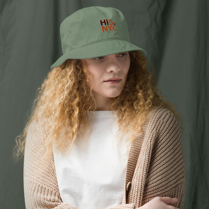 Organic bucket hat by Hi5.NYC