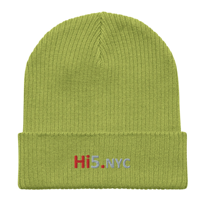 Hi5.NYC organic ribbed beanie