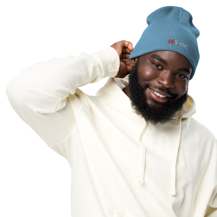 Hi5.NYC organic ribbed beanie