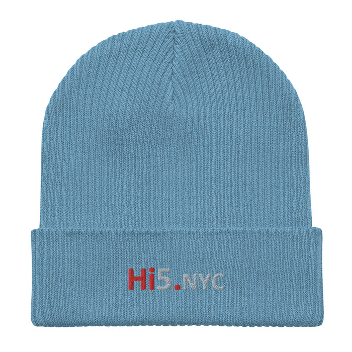 Hi5.NYC organic ribbed beanie