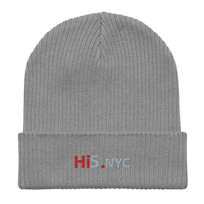 Hi5.NYC organic ribbed beanie