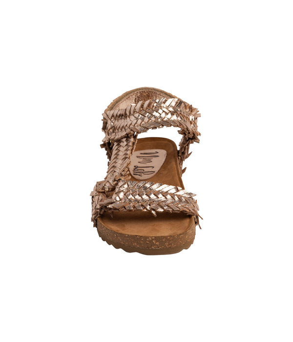 The Everyday Woven Sandal in Champagne