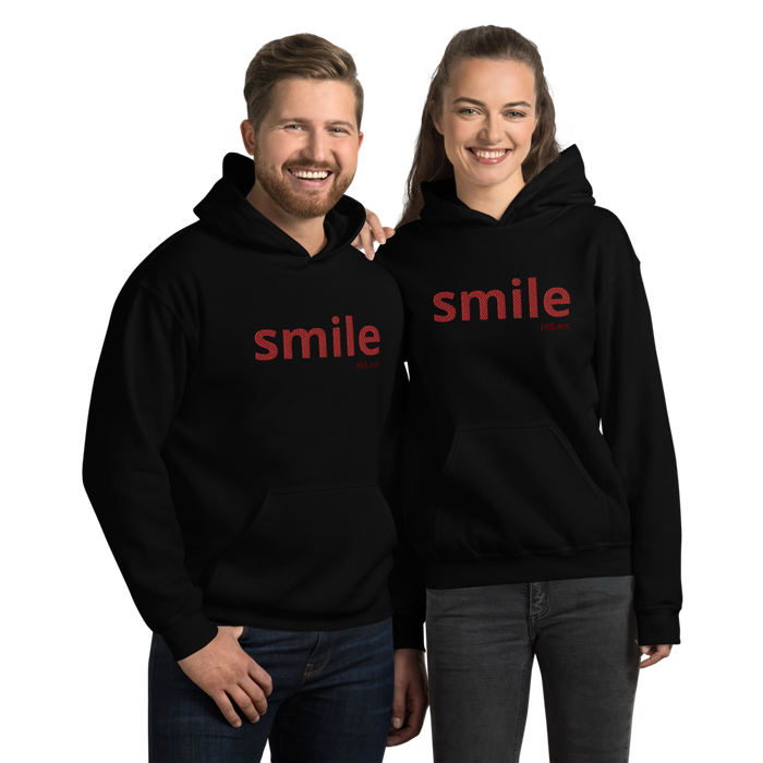 SMILE - Premium Embroidered hoodie by: hi5.nyc