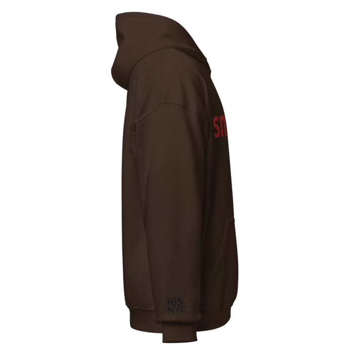 SMILE - Premium Embroidered hoodie by: hi5.nyc