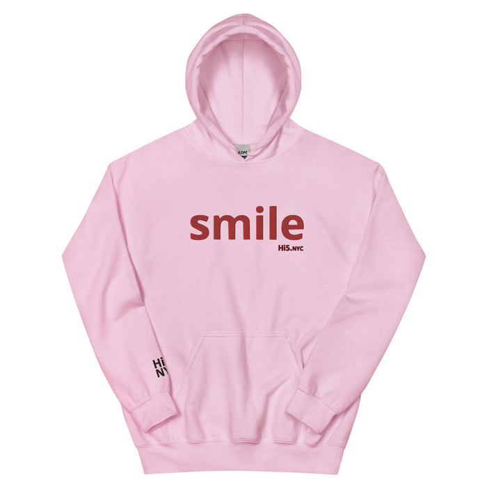 SMILE - Premium Embroidered hoodie by: hi5.nyc