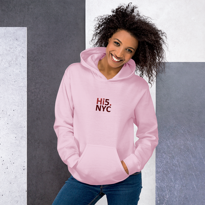 Hi5.nyc Embroidered Unisex Hoodie