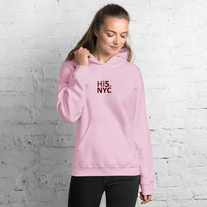 Hi5.nyc Embroidered Unisex Hoodie