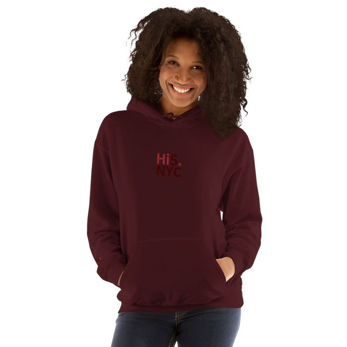 Hi5.nyc Embroidered Unisex Hoodie