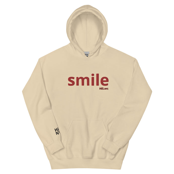 SMILE - Premium Embroidered hoodie by: hi5.nyc