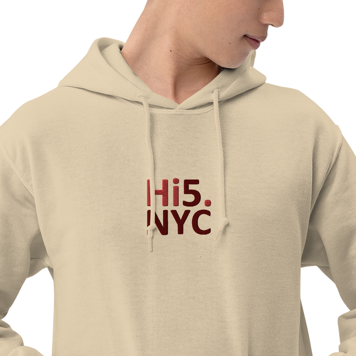 Hi5.nyc Embroidered Unisex Hoodie