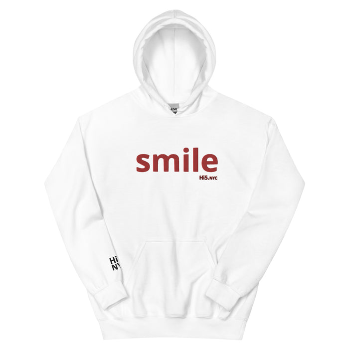 SMILE - Premium Embroidered hoodie by: hi5.nyc
