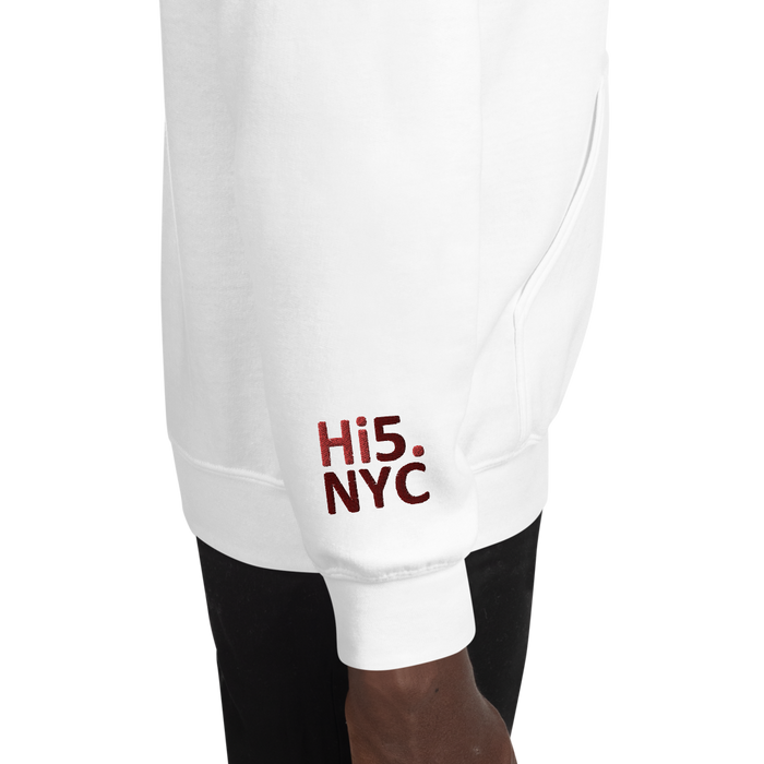 Hi5.nyc Embroidered Unisex Hoodie