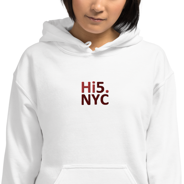 Hi5.nyc Embroidered Unisex Hoodie