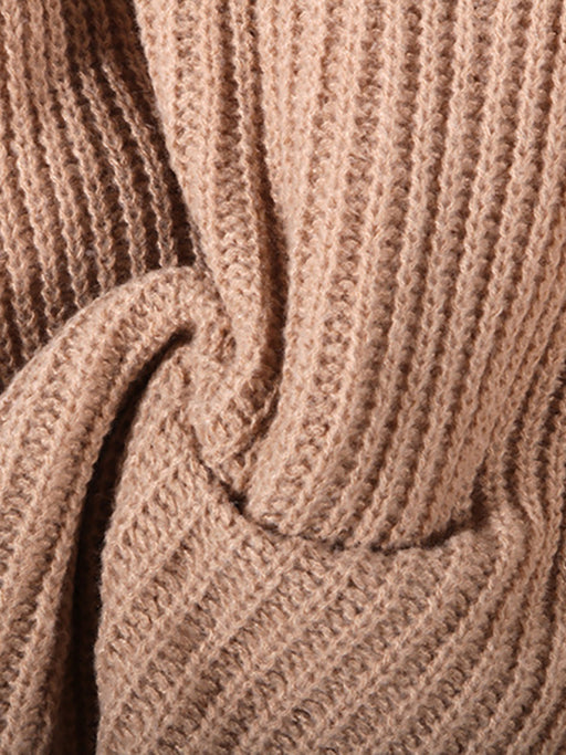Women’s Loose Fit Pullover Scoop Neck Knit Sweater