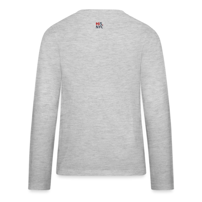 GET HYPED Kids' Premium Long Sleeve T-Shirt - heather gray