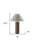 Solid Canopy Natural Wood Table Lamp