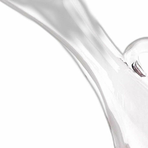 Premium Crystal Blown Glass Wine Carafe  32 oz