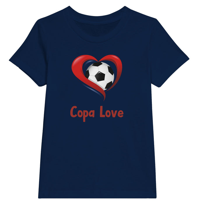 Copa Love Premium Kids T-Shirt: Celebrate Soccer Passion