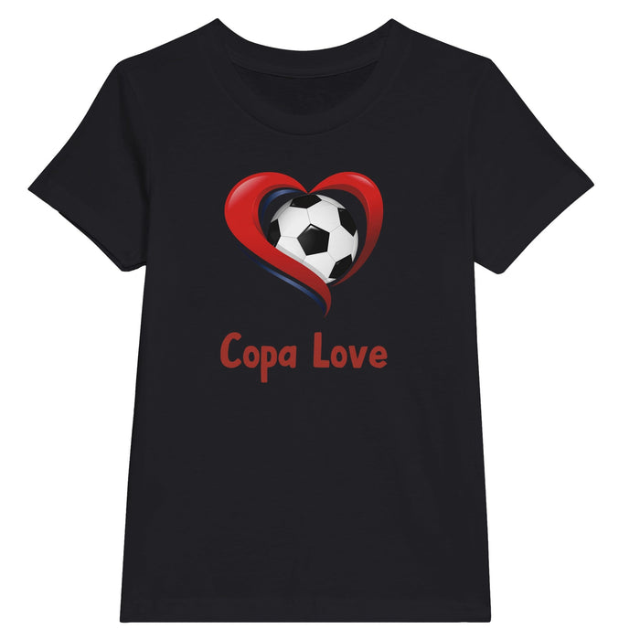 Copa Love Premium Kids T-Shirt: Celebrate Soccer Passion
