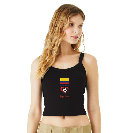 COLOMBIA - Copa Love Women's Ribbed Scoop Tank | Bella + Canvas