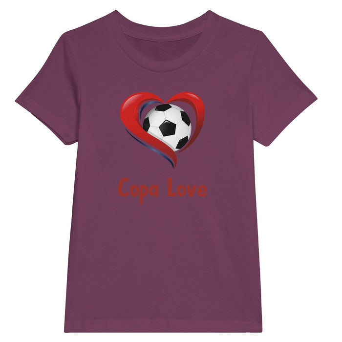 Copa Love Premium Kids T-Shirt: Celebrate Soccer Passion