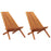 Outdoor Folding Lounge Chair - Solid Acacia Wood