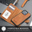 hi5.nyc iPhone 16 Pro Max Wallet Case Leather MagSafe