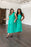 Emerald Tiered Midi Dress