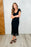 Lace Scoop Neck Dress in Black
