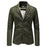 Men's Solid Color Single Breasted Jacket