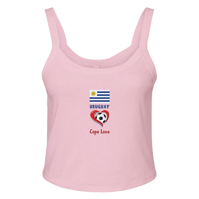 URAGUAY - Copa love Women's Micro Ribbed Scoop Tank | Bella + Canvas