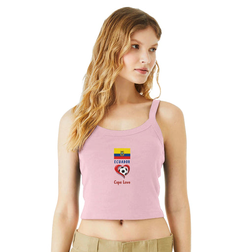 ECUADOR - Copa Love Women's Ribbed Scoop Tank | Bella + Canvas
