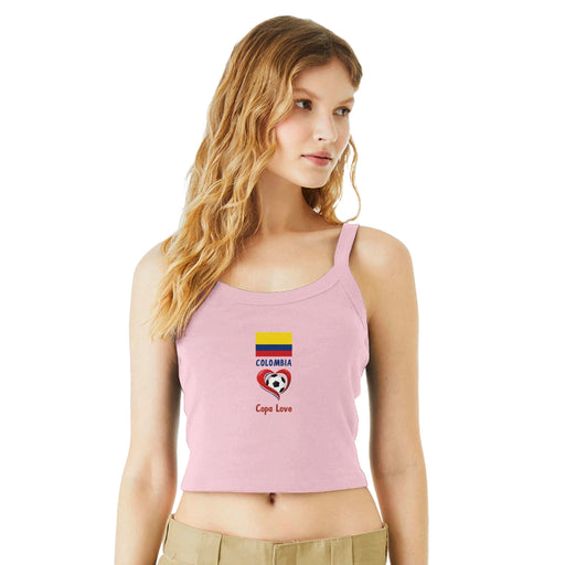 COLOMBIA - Copa Love Women's Ribbed Scoop Tank | Bella + Canvas