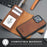 hi5.nyc iPhone 16 Pro Max Wallet Case Leather MagSafe