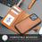 hi5.nyc iPhone 16 Pro Max Wallet Case Leather MagSafe