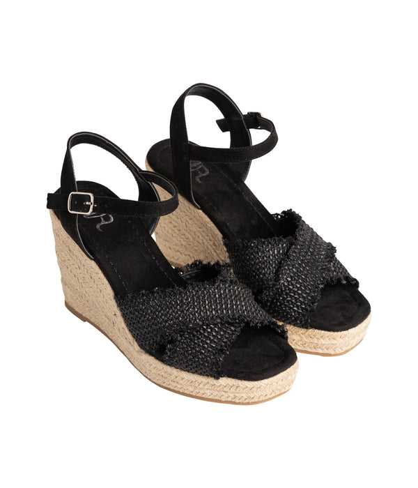 Bella Beautiful Black Wedge