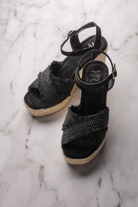 Bella Beautiful Black Wedge