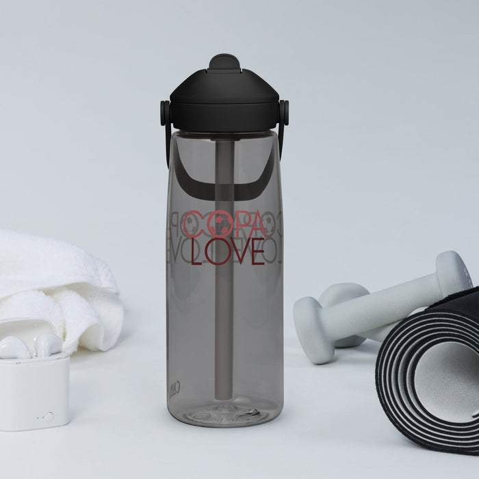 Copa Love - flip straw eco-friendly water bottle