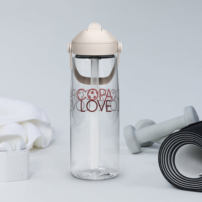 Copa Love - flip straw eco-friendly water bottle