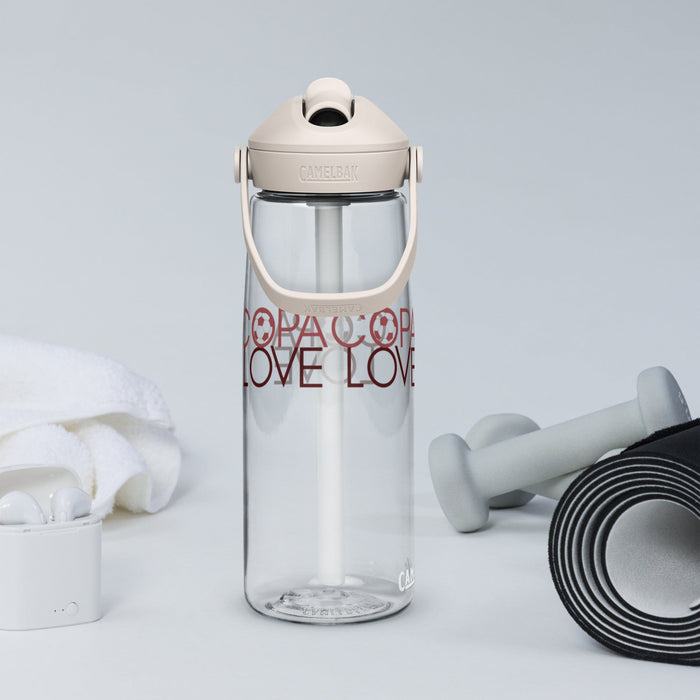 Copa Love - flip straw eco-friendly water bottle